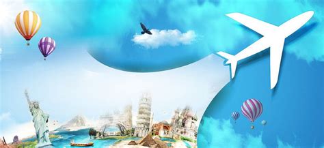 Summer Blue Fresh Global Travel Poster Banner | Travel posters, Travel ...