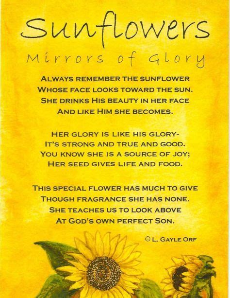 34 inspirational quotes with sunflowers. Sunflower Quotes Or Poems | Fleurs du soleil, Livres des ombres, Tournesols