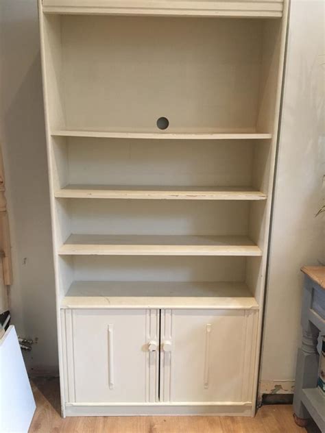 Shabby Chic Shelving Unit With Cupboard In Market Harborough
