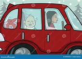 Baby Crying Car Stock Illustration - Image: 39955022