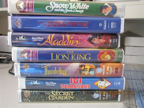 37 Assorted Disney Vhs Tapes Masterpiece Classic Home 22566936 Gambaran