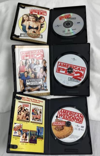 American Pie Dvd Lot Collection Complete Wedding Reunion