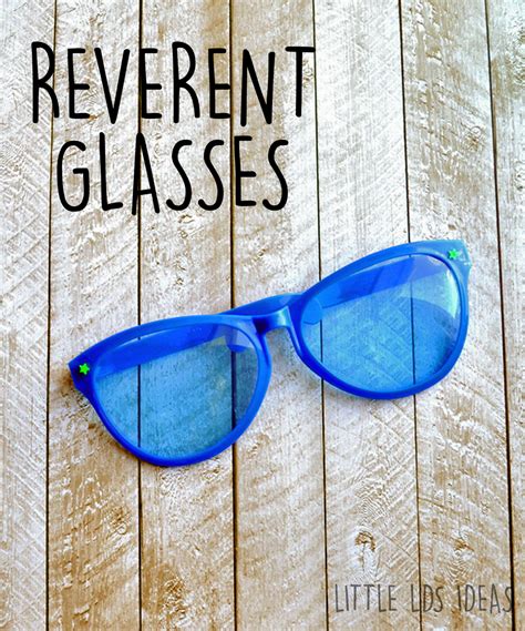{Primary} Reverent Glasses | Lds primary, Primary ...