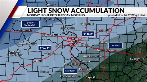 Forecast When And Where St Louis Snow Should Fall The Viper 1007fm