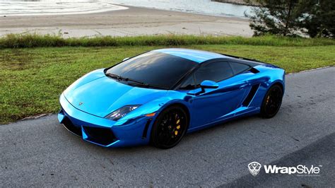 Lamborghini Chrome Blue