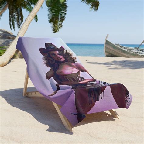 Beach Towel Retro Pornstar Lisa De Leeuw Nude Ebay