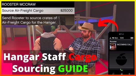 How To Get Hangar Staff Rooster To Source Cargo For You San Andreas