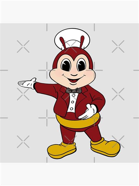 Jollibee Welcome Cute Mascot Filipino Art Print By Aydapadi Redbubble