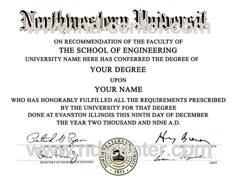 College Degree Certificate Templates Quality Fake Diploma Samples