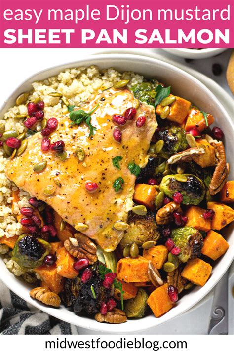 If you're entertaining, head lower down the list. Maple Dijon Sheet Pan Salmon Dinner | Recipe | Dinner ...