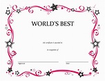 30 Free Printable Award Certificates | Example Document Template