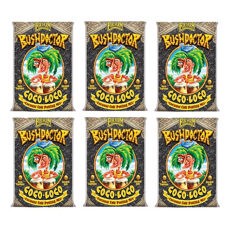 Cuft, premium garden soil mix, derived from a unique blend of fruits & vegetables, a garden soil for all types of plants & garden applications, fortified with phosphorus & iron to promote root development & help prevent leaf yellowing due to iron chlorosis. FoxFarm Bush Doctor Coco Loco Plant Garden Potting Soil, 2 ...