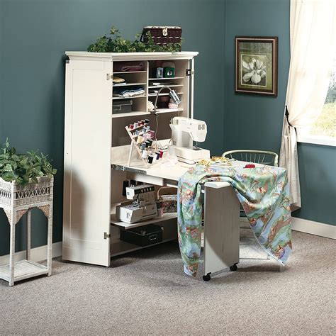 Browse a wide selection of armoire and wardrobe designs on houzz in a variety of styles, sizes and finishes including wooden and mirrored options. Sewing Machine Table Cabinet Craft Armoire Dresser Storage ...