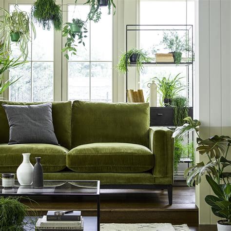 Living Room Trends 2021 Top Styling Tips For The New Year Green Couch Living Room Olive