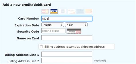 The Credit Card Number Field Must Allow And Auto Format