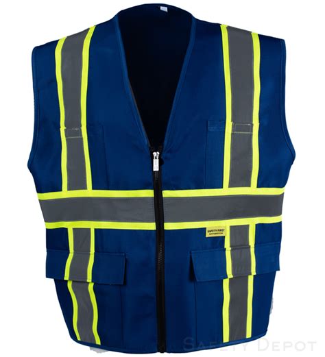 You can also have your mesh safety vest customized with your company name or logo starting at 99 cents per vest. Professional Royal Blue Safety Vest