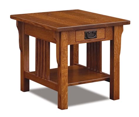 Camden End Table Amish Solid Wood End Tables Kvadro Furniture