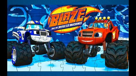 Blaze And The Monster Machines Puzzle Game YouTube