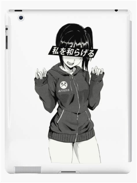 Sad Aesthetic Anime Girl Ipad Case And Skin By