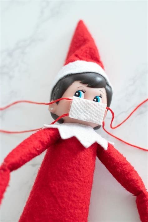 Learn How To Make An Elf Mask For Your Elf On The Shelf With Supplies