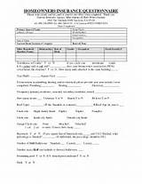 Pictures of Homeowner Insurance Quote Sheet