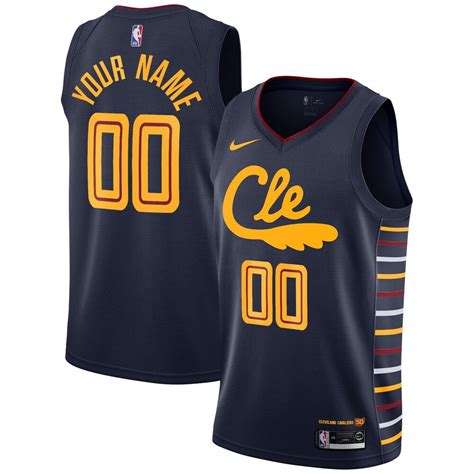 Cleveland Cavaliers Nike City Edition Swingman Jersey Custom Mens 2019 Dokisport
