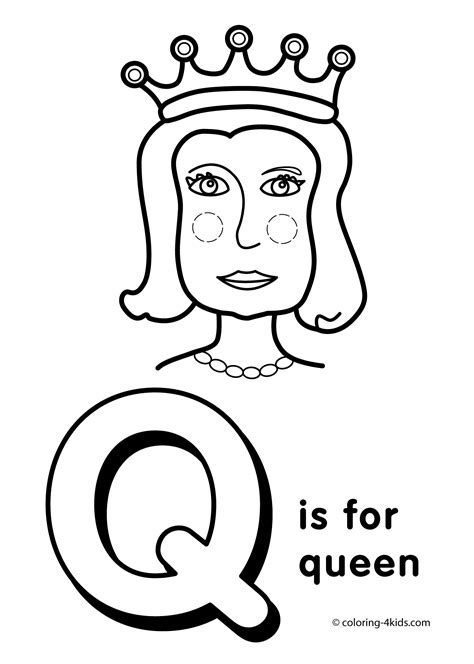 Letter Q Coloring Pages For Toddlers Subeloa11