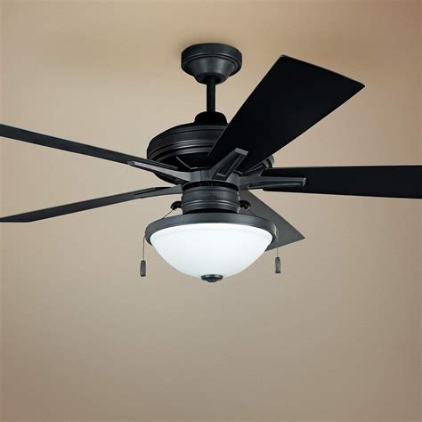 52 Riverfront Aged Bronze Brushed Led Outdoor Ceiling Fan 74r59
