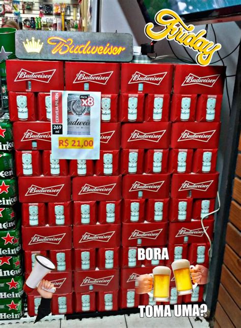 Budweiser Pack C 8 Unidades Só R 2100 Topzerah