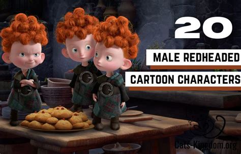 20 most popular male redhead cartoon characters