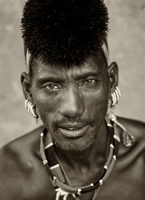 Ethiopian Tribes Hamer Man Traditional Hair Dress Dietmar Temps