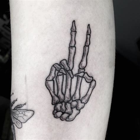 Tattoosskeleton Hand Tattoo Bone Tattoos Skull Tattoos Finger