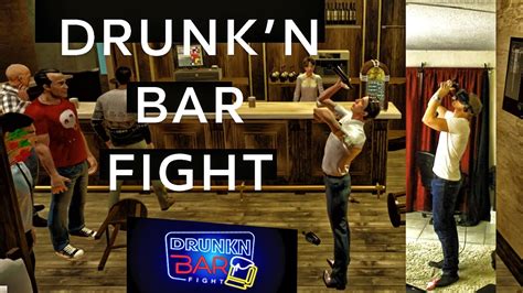 Crazy Drunkn Bar Fight Virtual Reality Drinking Game Youtube