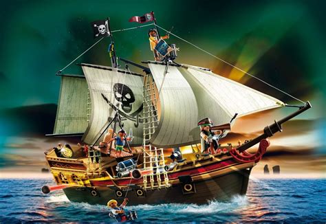 Playmobil 5135 Pirates Large Pirate Ship Uk Toys And Games