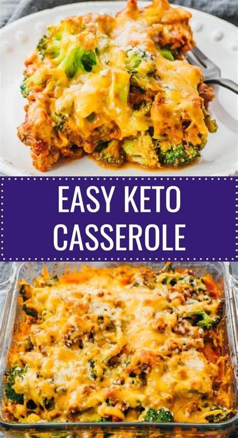 Kind of tastes like a cross between a hamburger or cheeseburger and lasagna. Keto Casserole With Ground Beef & Broccoli | Recipe ...