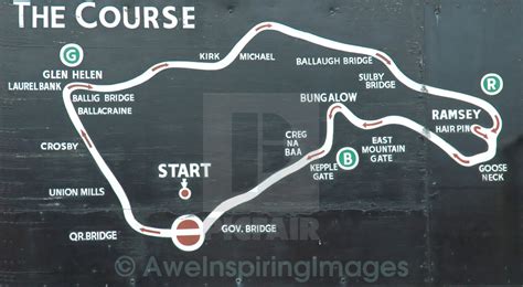 If youre making the trip over to the isle of man then youll love our free map. Isle of Man TT Course - License, download or print for £1 ...