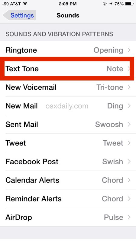How To Change The Iphone Text Message Sound Effect