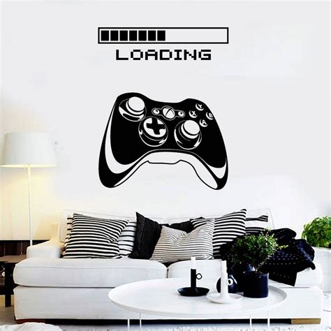Game Room Handle Sticker Gamer Decal Gaming Posters Gamer