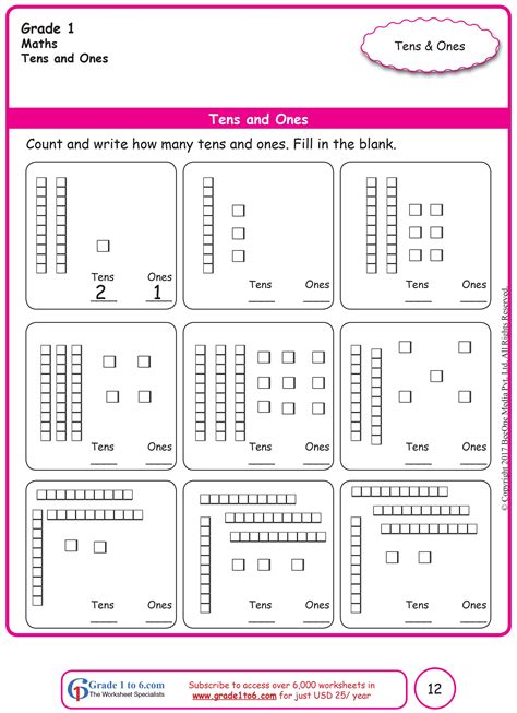 Sixth graders will study decimals, percentages, rounding numbers, ratios, and advanced addition. These are the BEST Math worksheets for Grade 1 through ...