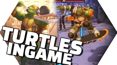 Smite Teenage Mutant Ninja Turtles Ingame Ability Showcase And More