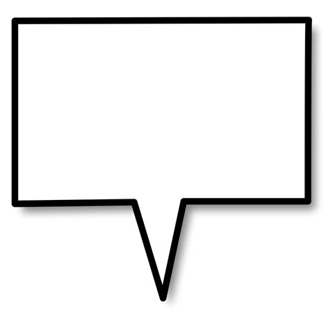 Blank Word Bubble No Background Clipart Best