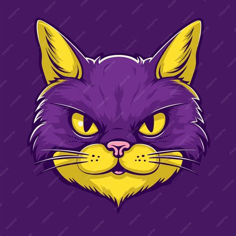 Premium Vector Cat Avatar Illustration