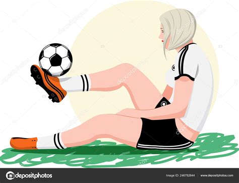 Woman Playing Soccer Stock Vector Image By ©grupo5incoidgmailcom