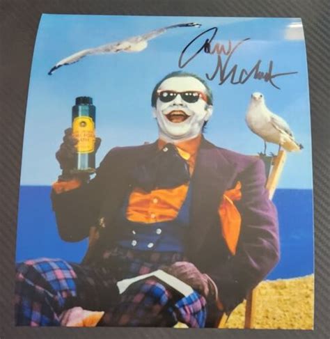 Jack Nicholson Joker Batman Signed 8x10 Coa Autograph Photograph Ebay