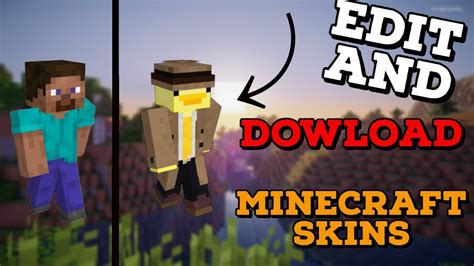 How To Edit And Download Your Minecraft Skin Skindex Youtube