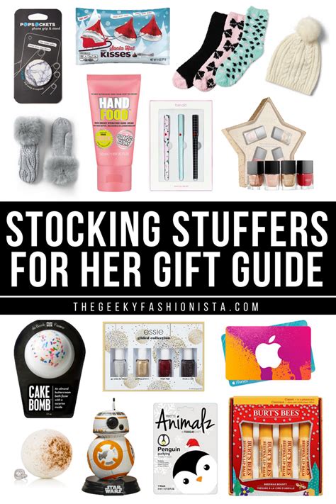 Stocking Stuffers For Her T Guide The Geeky Fashionista