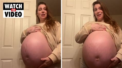 Pregnant Belly Triplets Telegraph