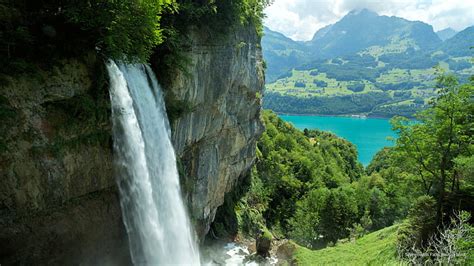 Hd Wallpaper Seerenbach Falls Switzerland Waterfalls Wallpaper Flare