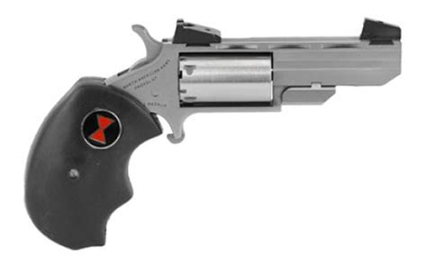 Naa Black Widow Single Action Revolver 22 Lr22 Magnum 2 Steel