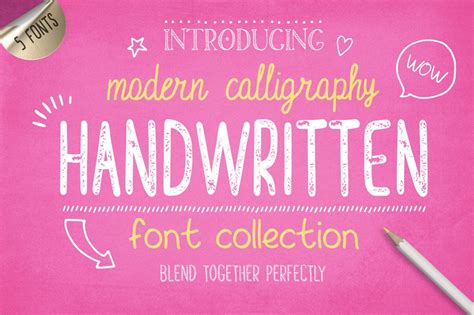 Handwritten Font Collection | Stunning Display Fonts ~ Creative Market